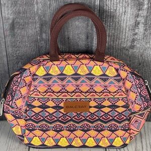BALORAY Insulated Lunch Bag Purse: Aztec Pattern